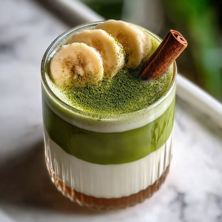 Creamy Easy Banana Matcha Latte for a Refreshing Boost Recipe