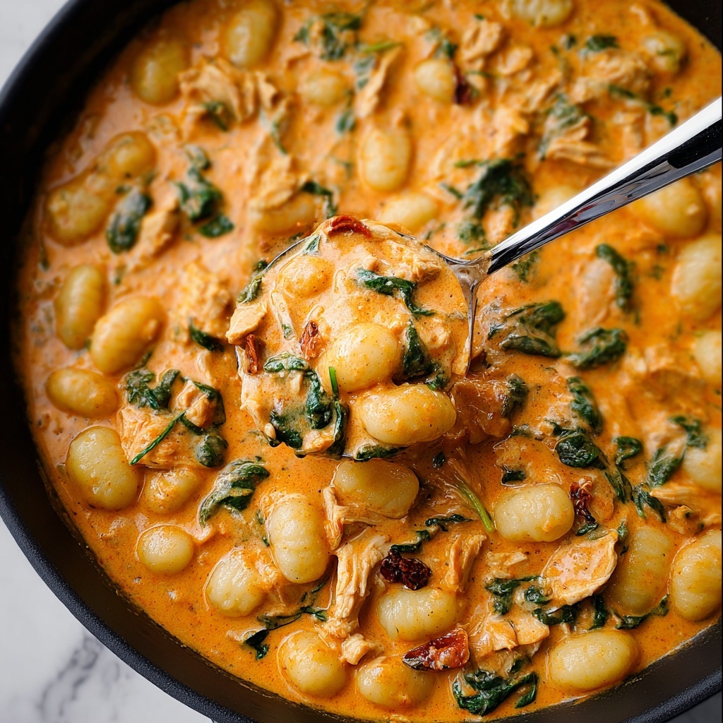 Creamy Chicken and Gnocchi Recipe - Recipe Image