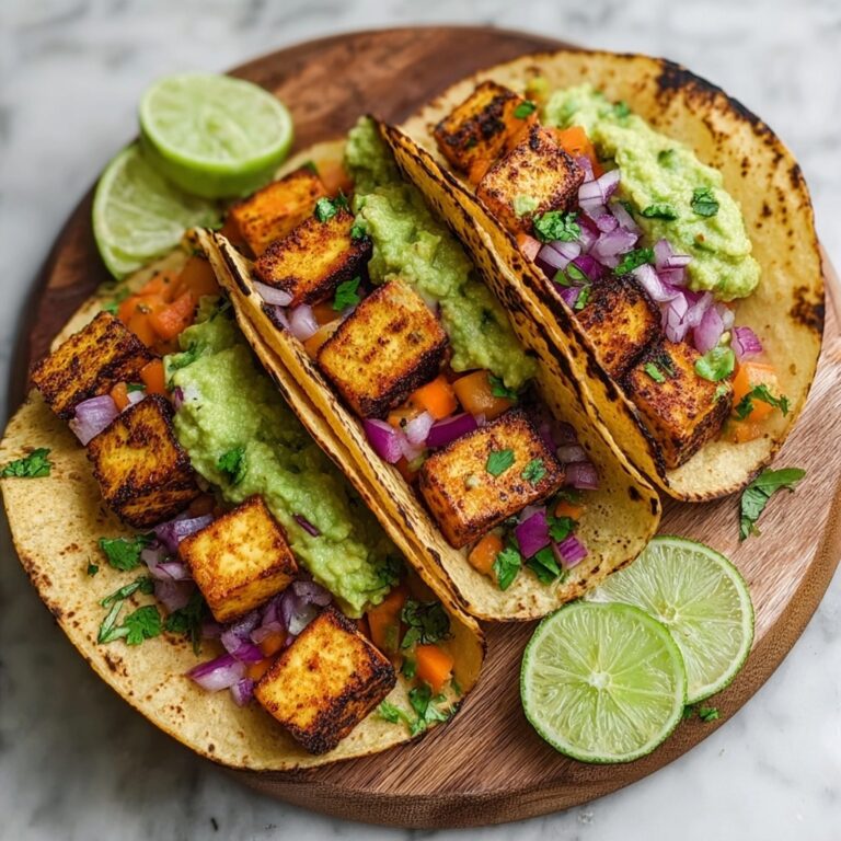 Crispy Vegan Air Fryer Tofu Tacos with Chipotle Lime Magic Recipe