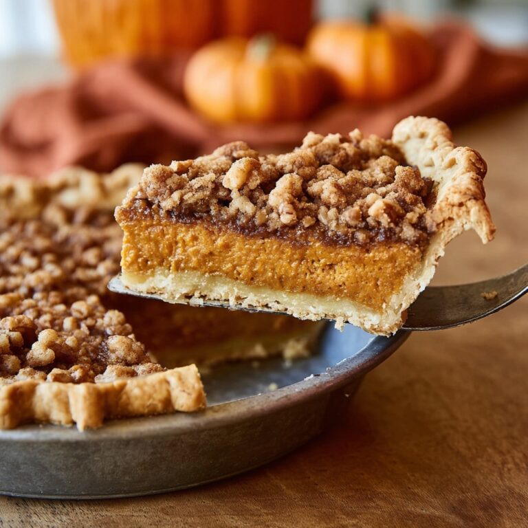 Ultimate Pumpkin Pie with Pecan Streusel Topping Recipe