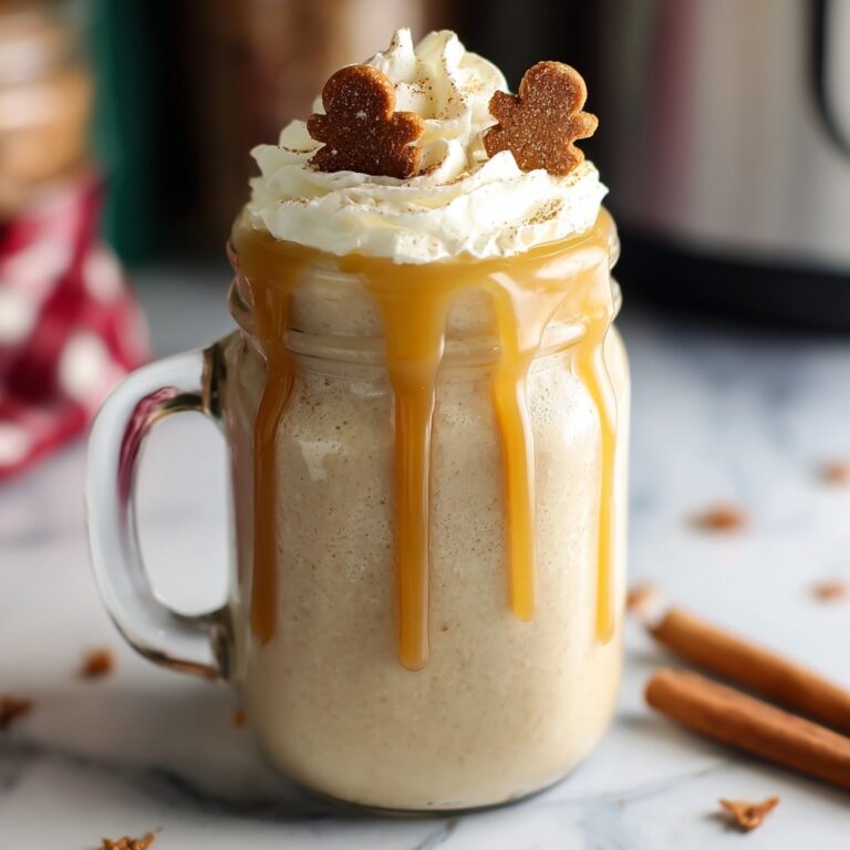 Slow Cooker Gingerbread Latte (Starbucks Copycat) Recipe