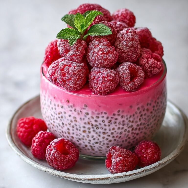 Raspberry Chia Dessert Recipe