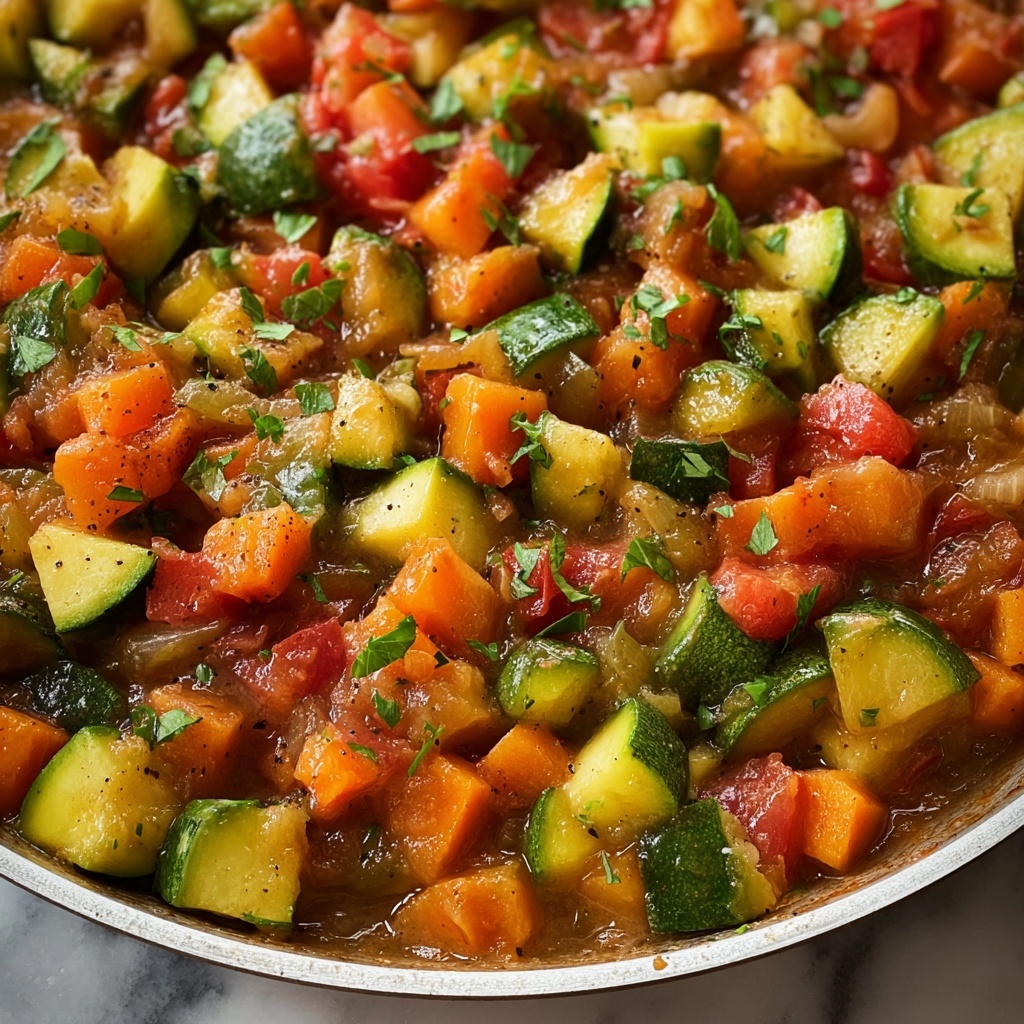 Vegetable Ratatouille: A Colorful and Healthy Mediterranean Dish Recipe - Recipe Image