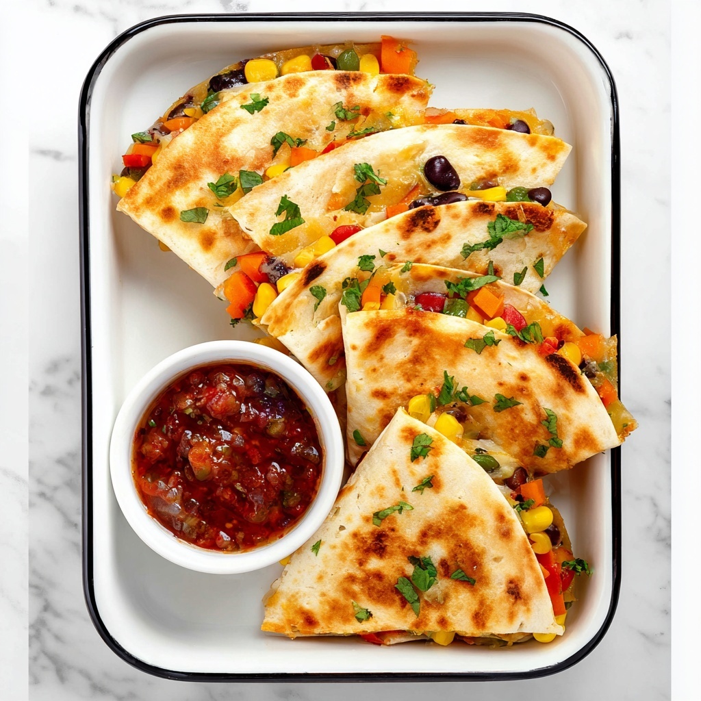 Easy Veggie Quesadillas Recipe - Recipe Image