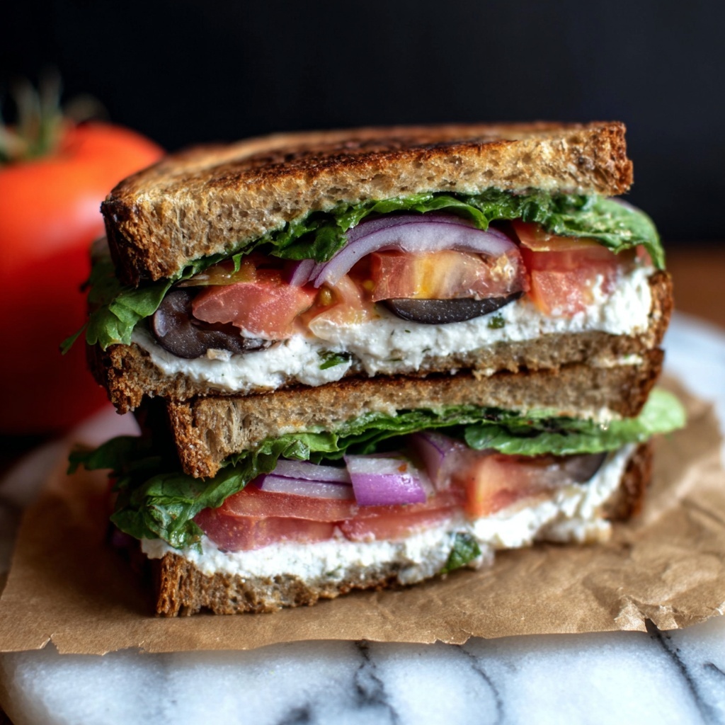 Mediterranean Grilled Cheese Sandwich Recipe - Recipe Image