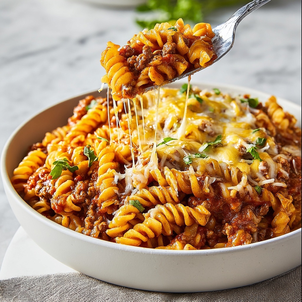 Easy Enchilada Pasta Recipe - Recipe Image