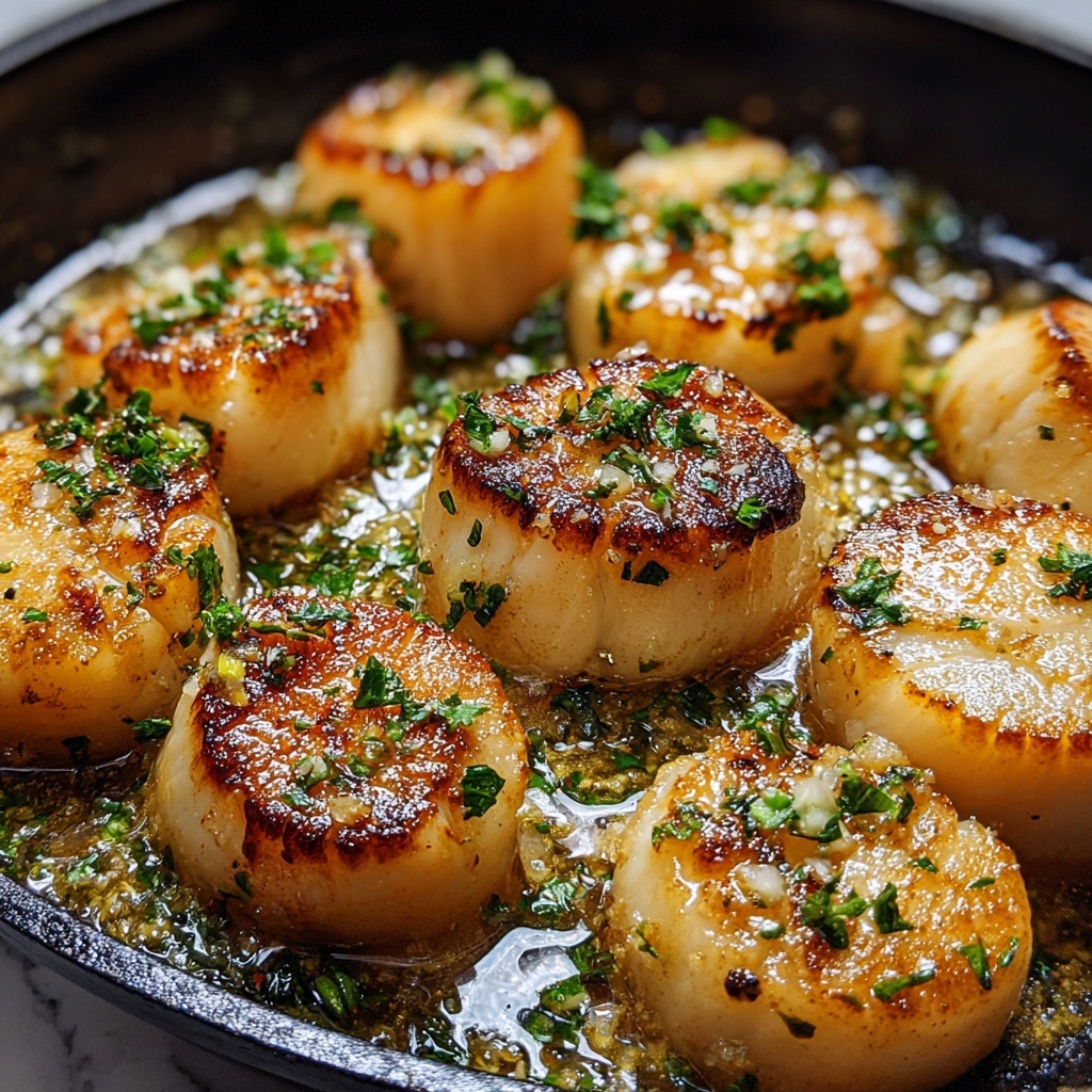 Garlic Butter Baked Scallops Recipe - Recipe Image