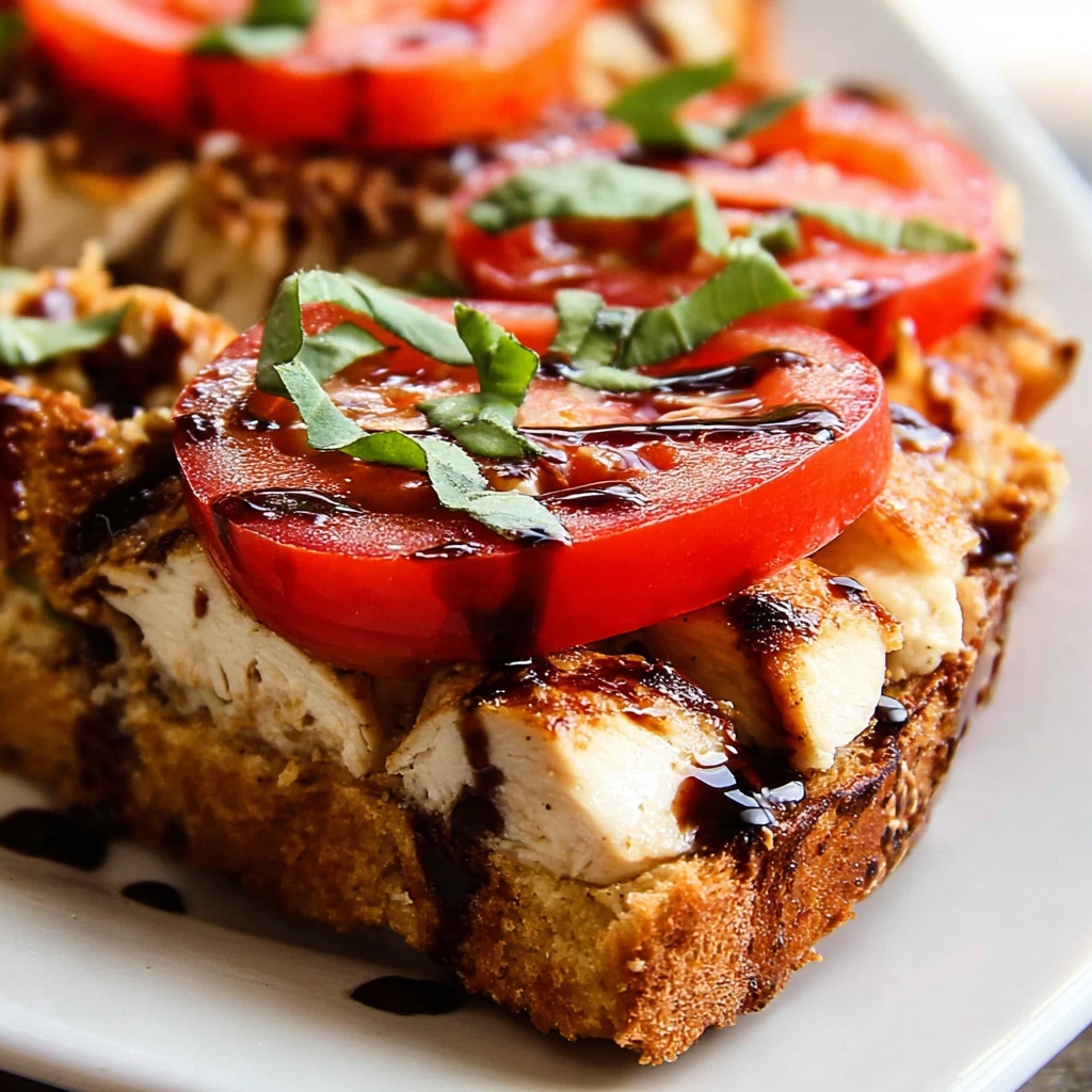 Caprese Garlic Bread Recipe - Recipe Image