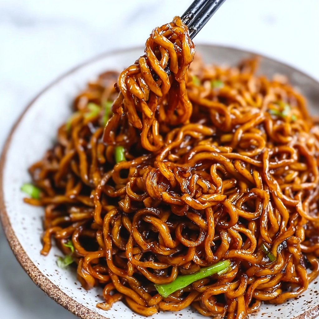 Soy Sauce Pan-Fried Noodles Recipe - Recipe Image