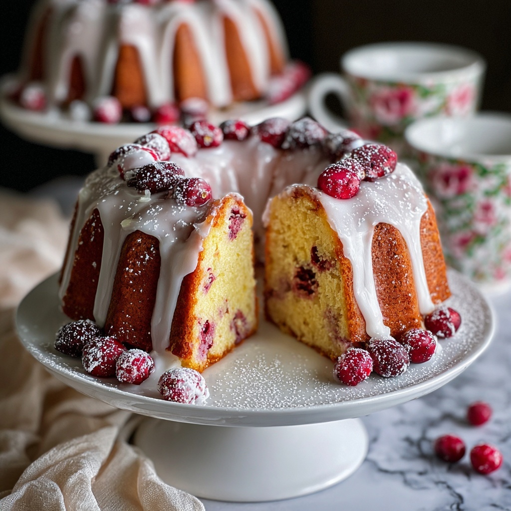 Cranberry Christmas Cake Recipe - Recipe Image