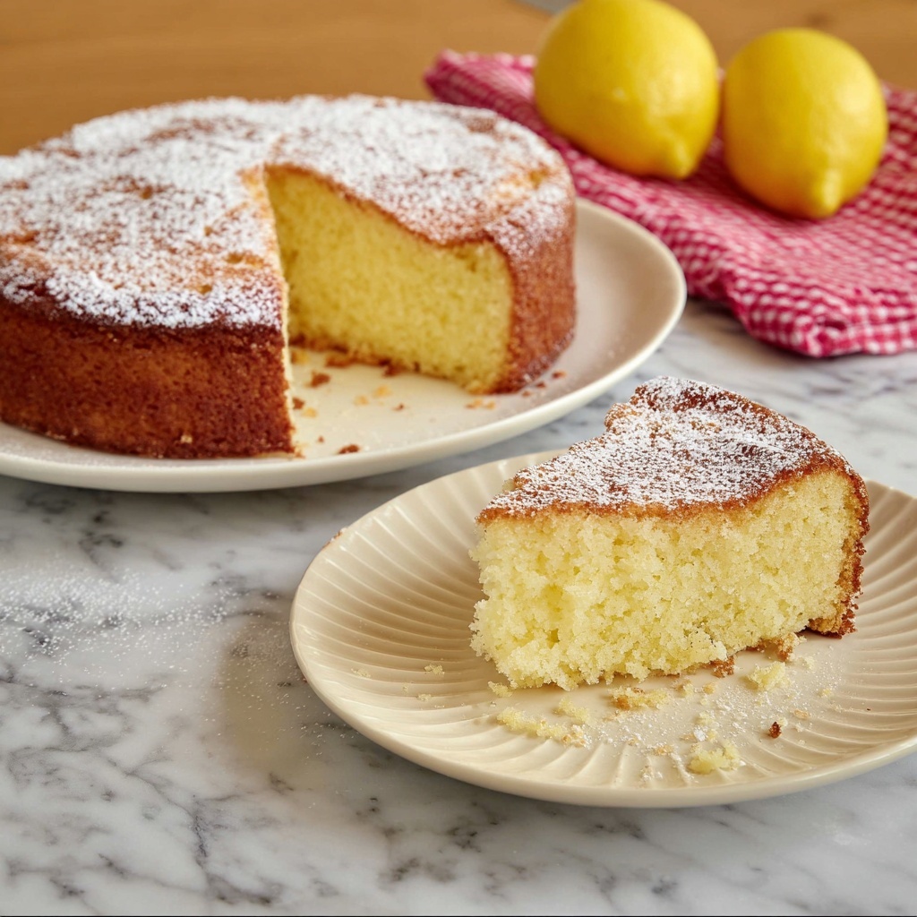Italian Lemon Ricotta Cake Recipe - Recipe Image