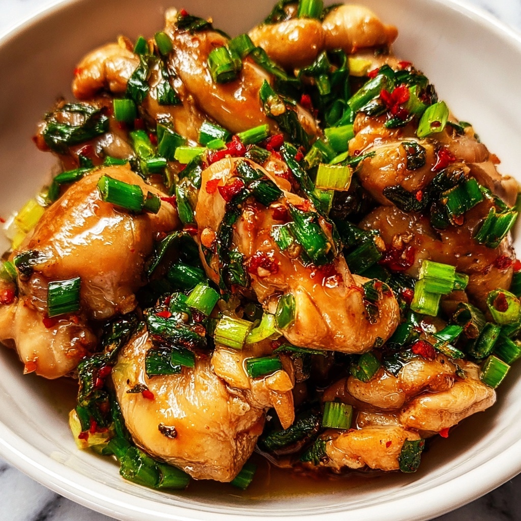 Chinese Scallion Chicken Recipe - Recipe Image