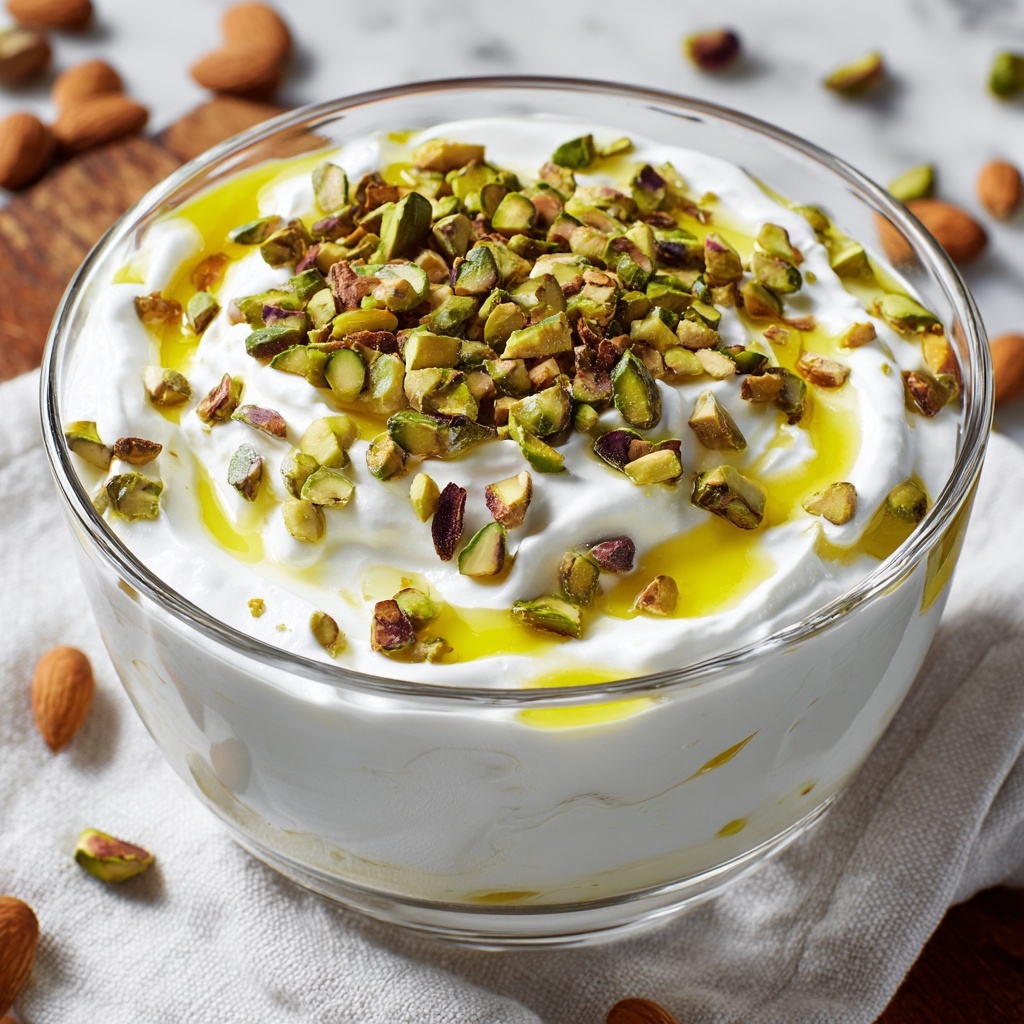 Greek Yogurt with Honey and Pistachios Recipe - Recipe Image