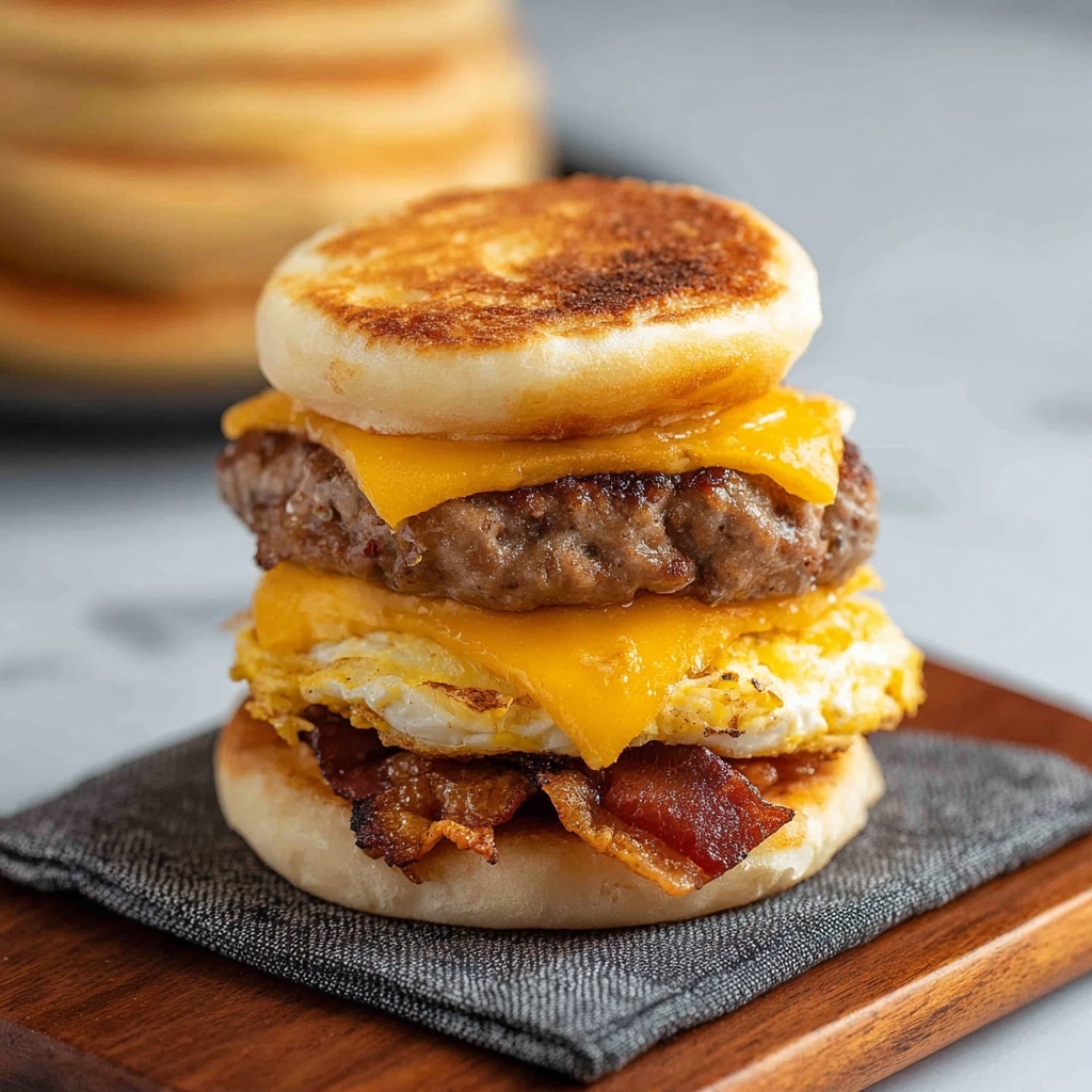 Homemade McGriddle Breakfast Sandwiches Recipe - Recipe Image