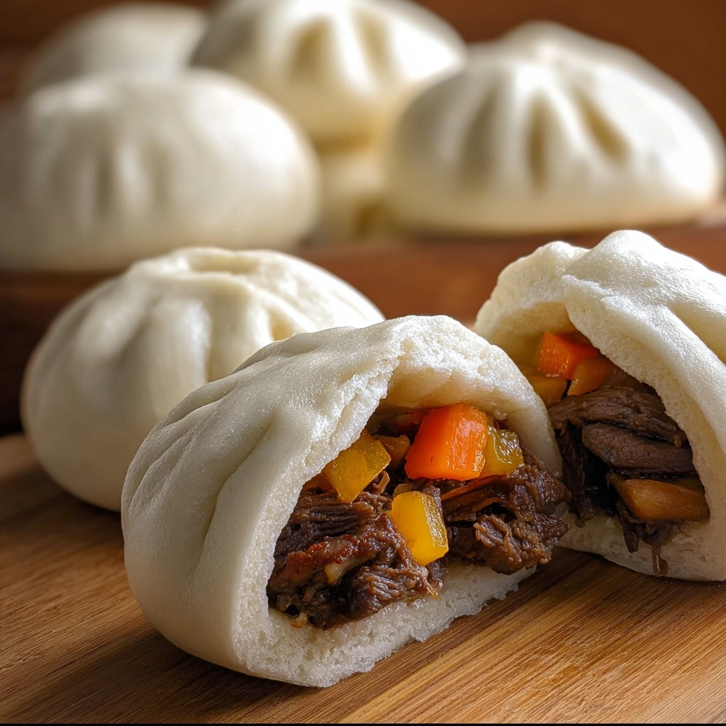 Siopao (Steamed Bun) with Pork or Chicken Filling Recipe - Recipe Image