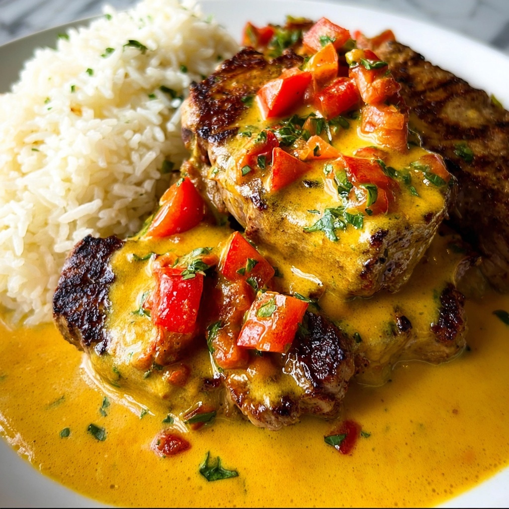 Creamy Peri-Peri Chicken with Rice Recipe - Recipe Image