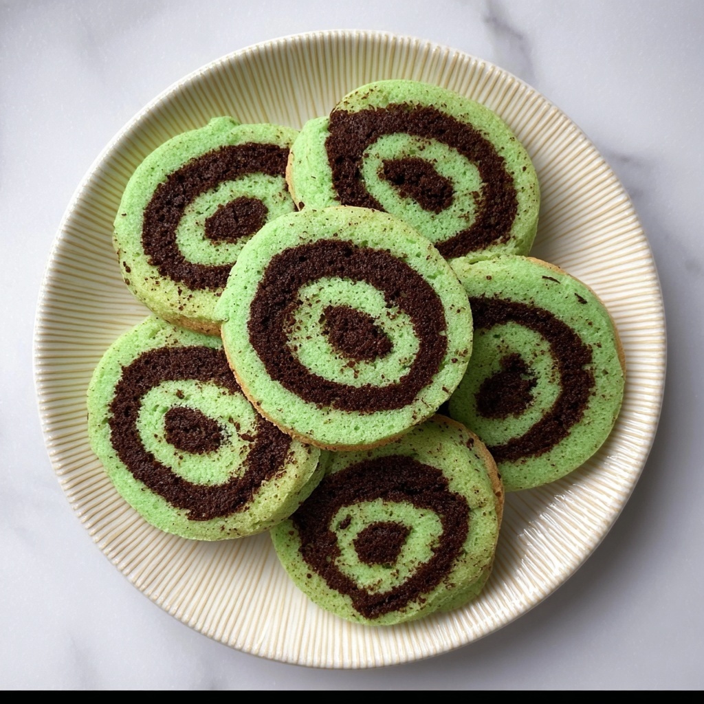 Chocolate Pistachio Pinwheel Cookies Recipe - Recipe Image