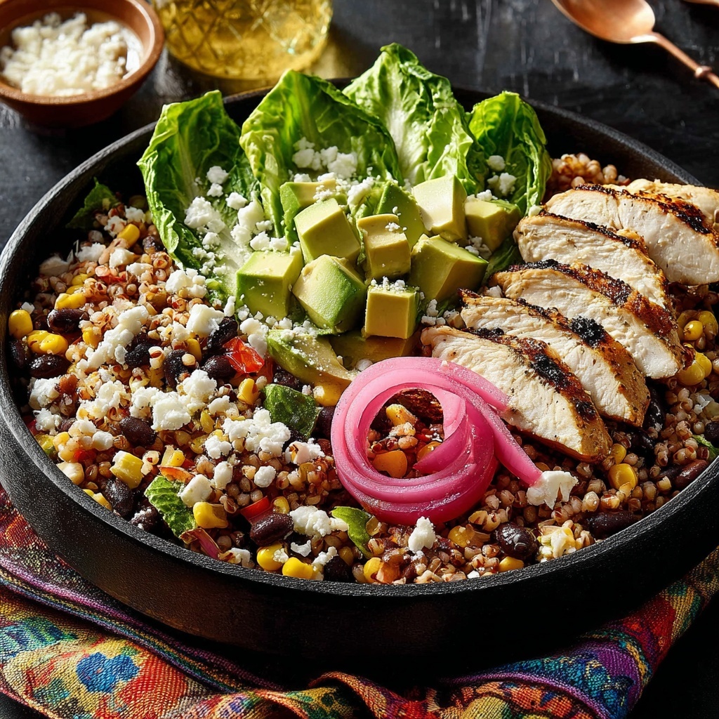 Grilled Chicken with Roasted Vegetables Bowl Recipe - Recipe Image