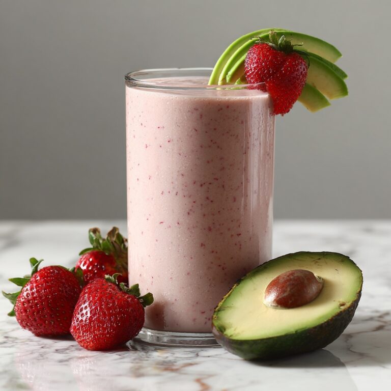 Strawberry Avocado Smoothie