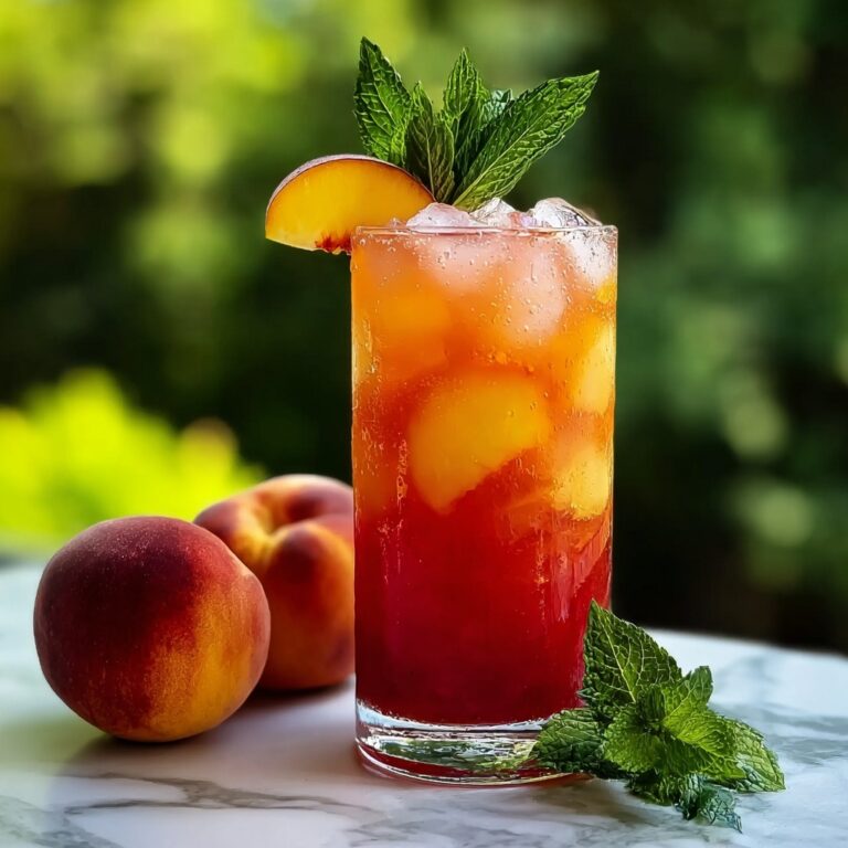 Peach Hibiscus Sunset Tea: Your Refreshing Summer Sip Recipe