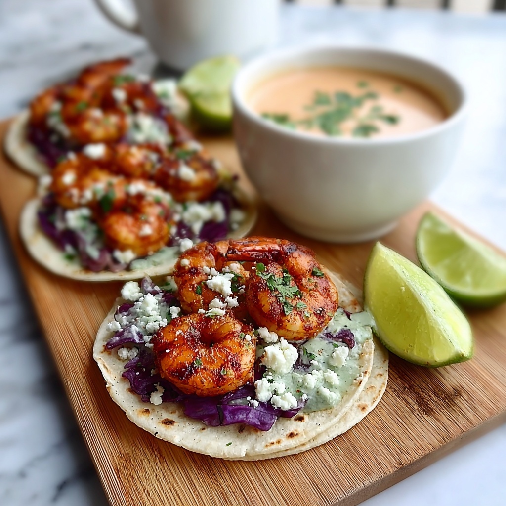 Mouthwatering Shrimp Tacos Recipe - Recipe Image