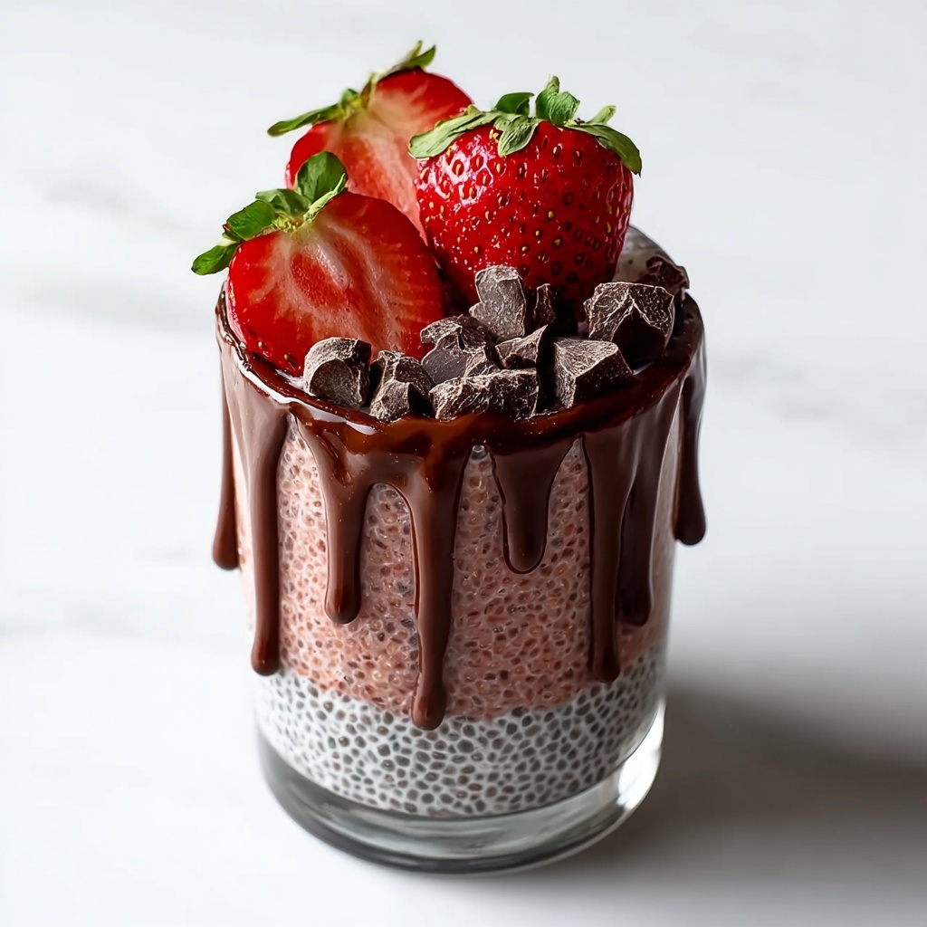 Chocolate-Covered Strawberry Chia Pudding Recipe - Recipe Image