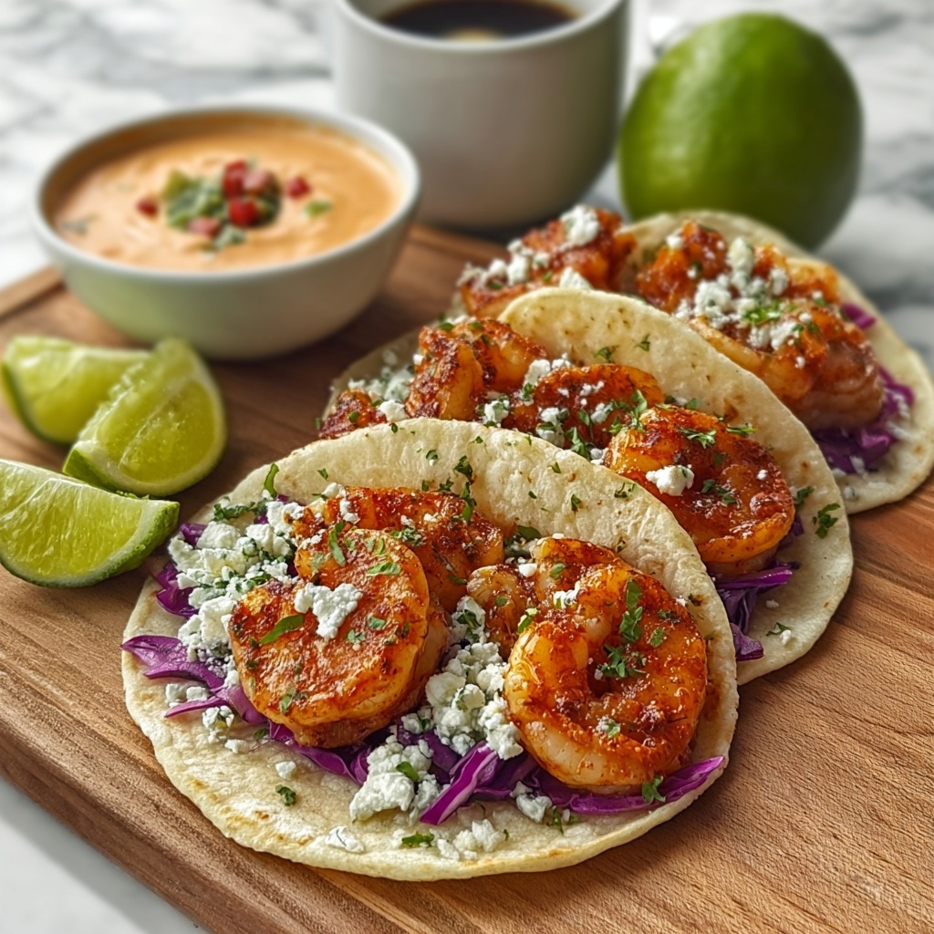 Mouthwatering Shrimp Tacos Recipe - Recipe Image