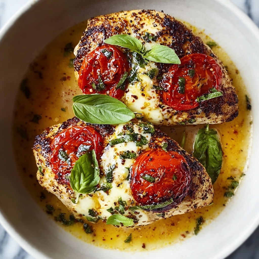 Cheesy Caprese-Stuffed Chicken for an Easy Dinner Treat Recipe - Recipe Image
