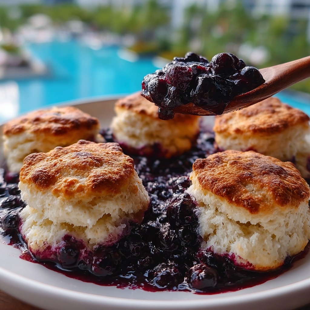 Blueberry Butter Swim Biscuits Recipe - Recipe Image