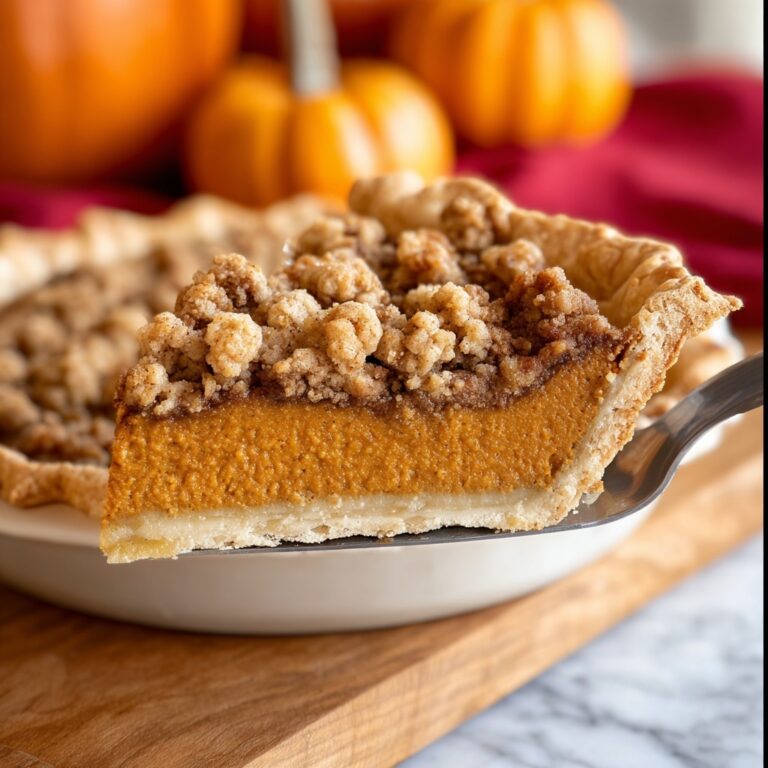 Ultimate Pumpkin Pie with Pecan Streusel Topping Recipe