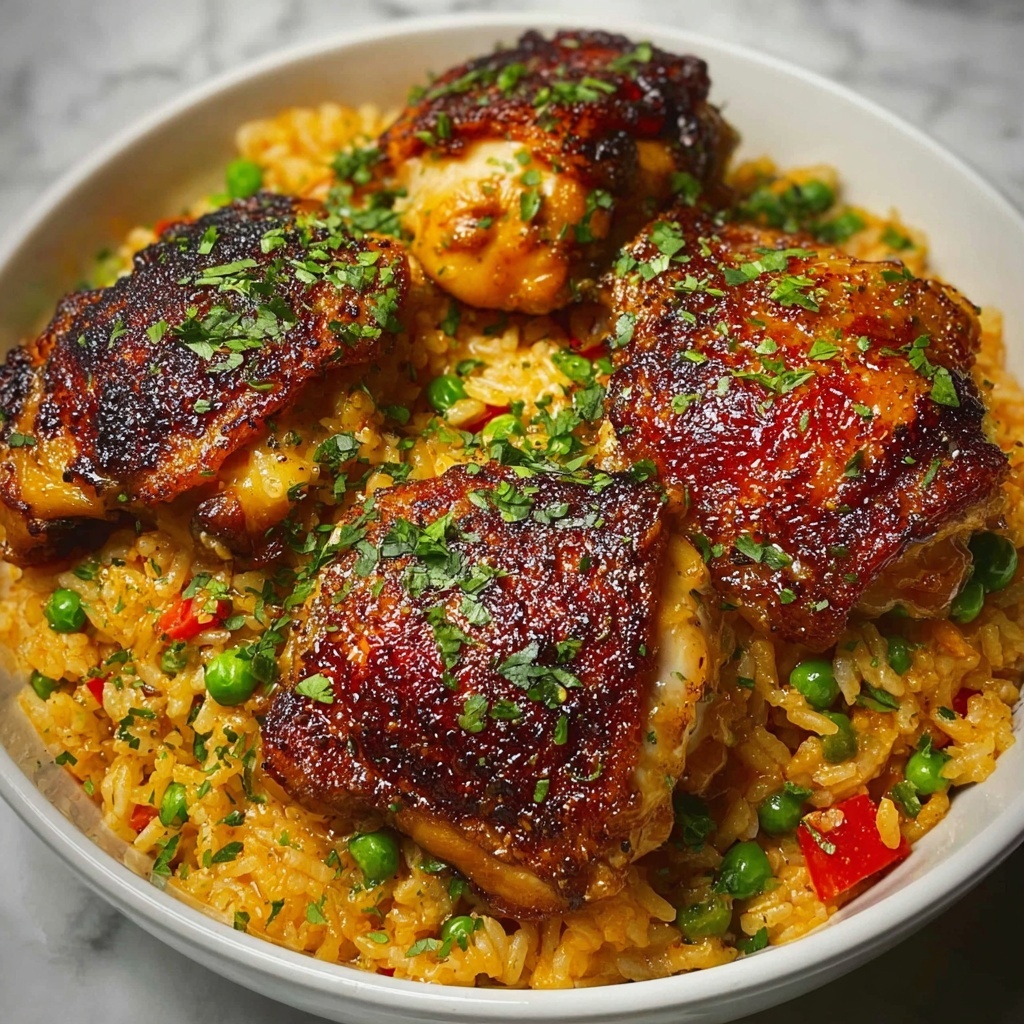 One-Pot Chicken and Rice Recipe - Recipe Image