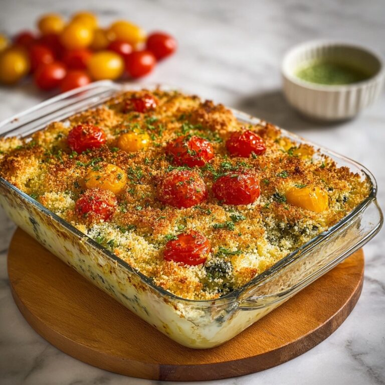 White Bean and Pesto Bake Recipe