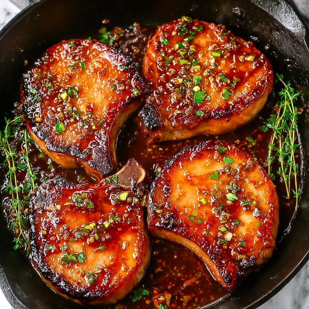 Maple Glazed Pork Chops Recipe - Recipe Image