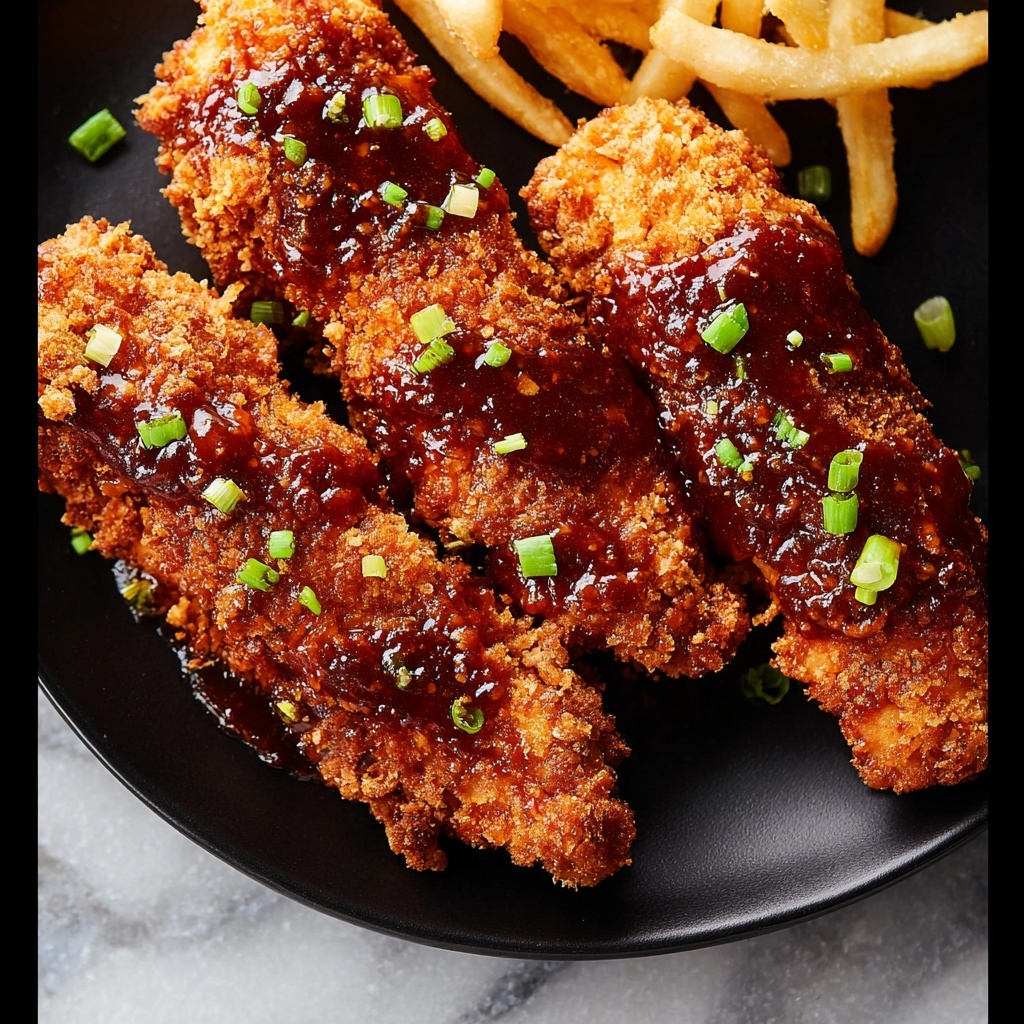 Crispy Honey Butter Chicken Tenders Recipe - Recipe Image