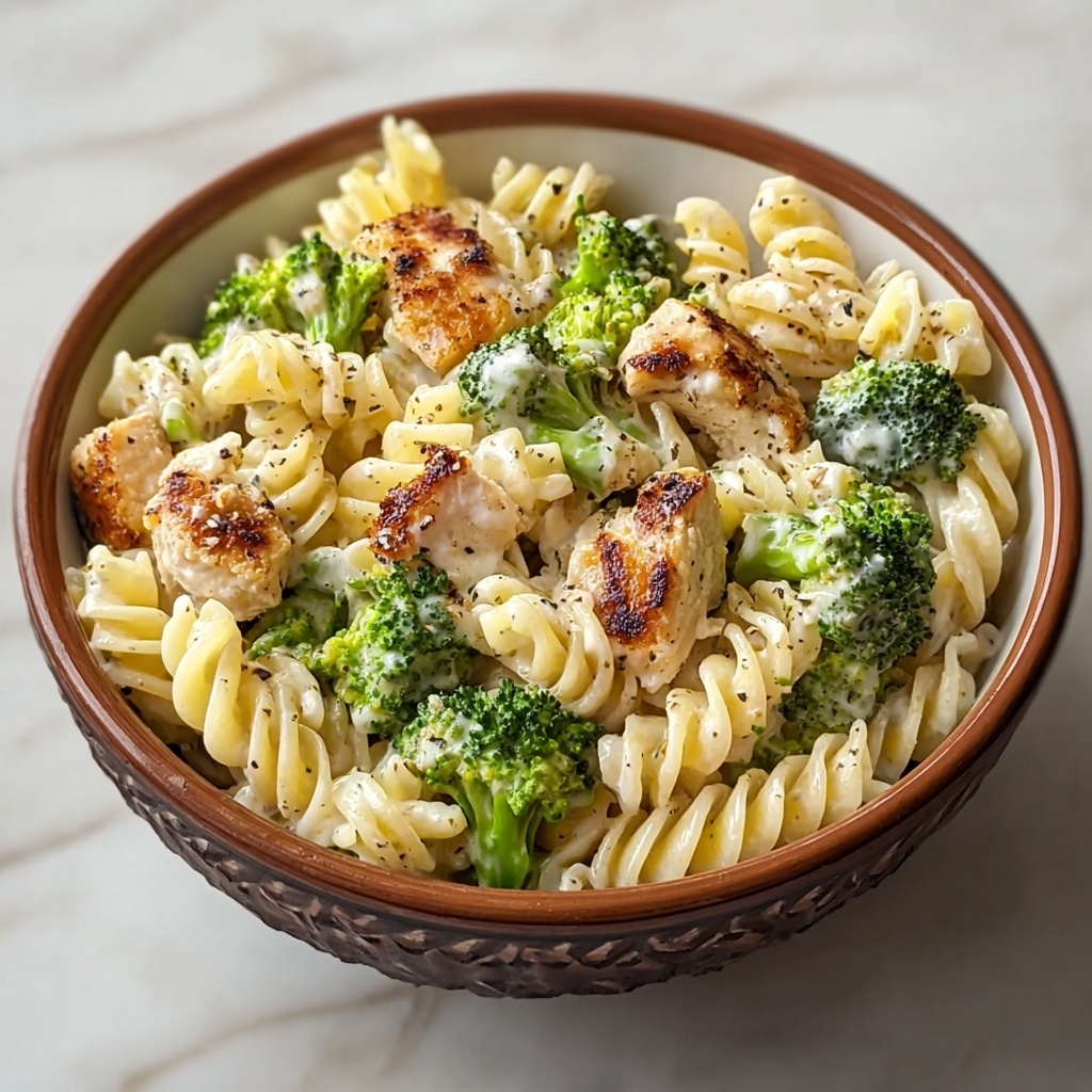 Creamy Chicken and Broccoli Penne Pasta Recipe - Recipe Image