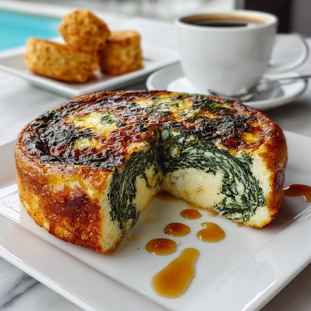 Easy Spinach and Cottage Cheese Breakfast Casserole Recipe - Recipe Image