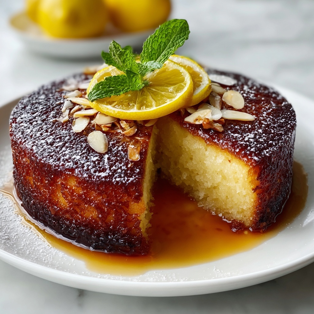 Lemon Almond Flourless Cake Recipe - Recipe Image