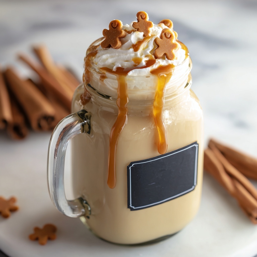 Slow Cooker Gingerbread Latte (Starbucks Copycat) Recipe - Recipe Image