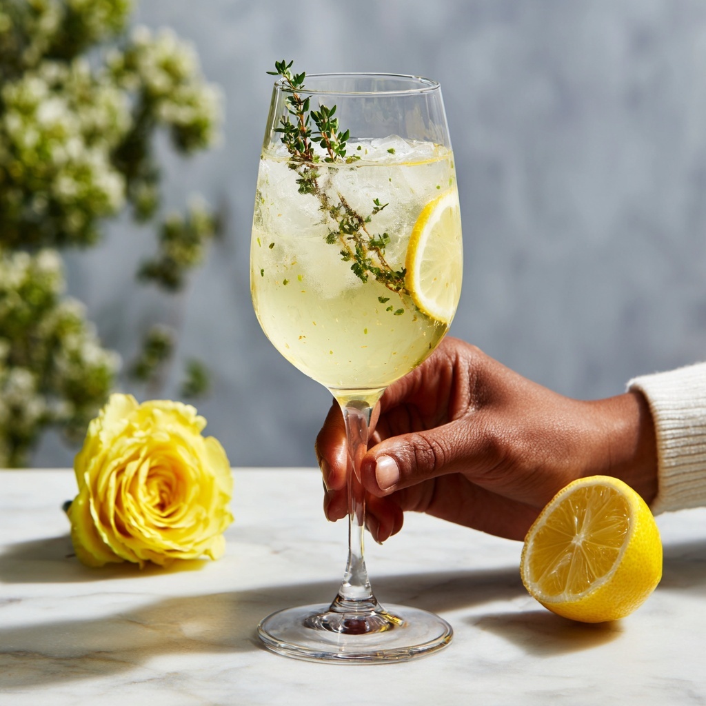 Alcoholic Limoncello Spritz Recipe - Recipe Image