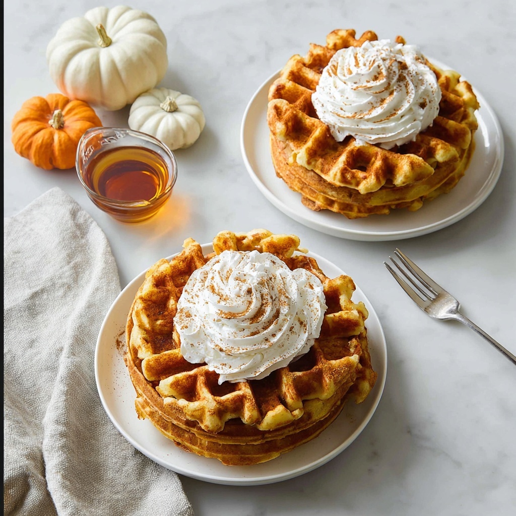 Pumpkin Waffles Recipe - Recipe Image