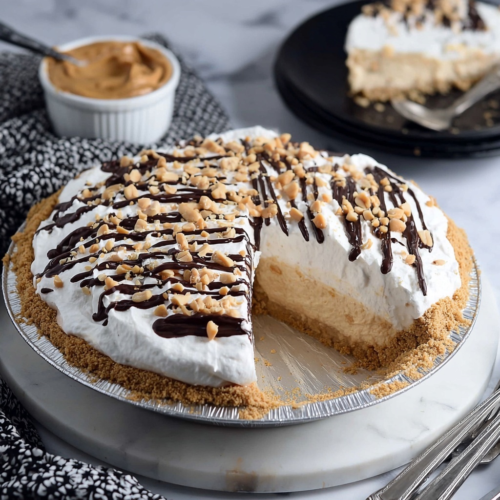 No Bake Peanut Butter Pie Recipe - Recipe Image