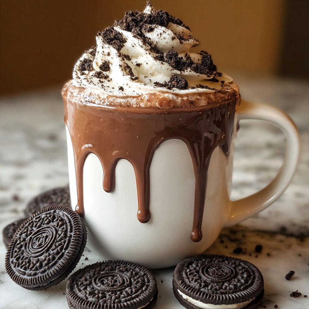 Decadent Oreo Hot Chocolate Recipe for Cozy Nights In Recipe - Recipe Image