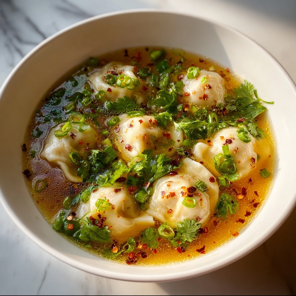 Easy Beef Gyoza Soup Recipe - Recipe Image