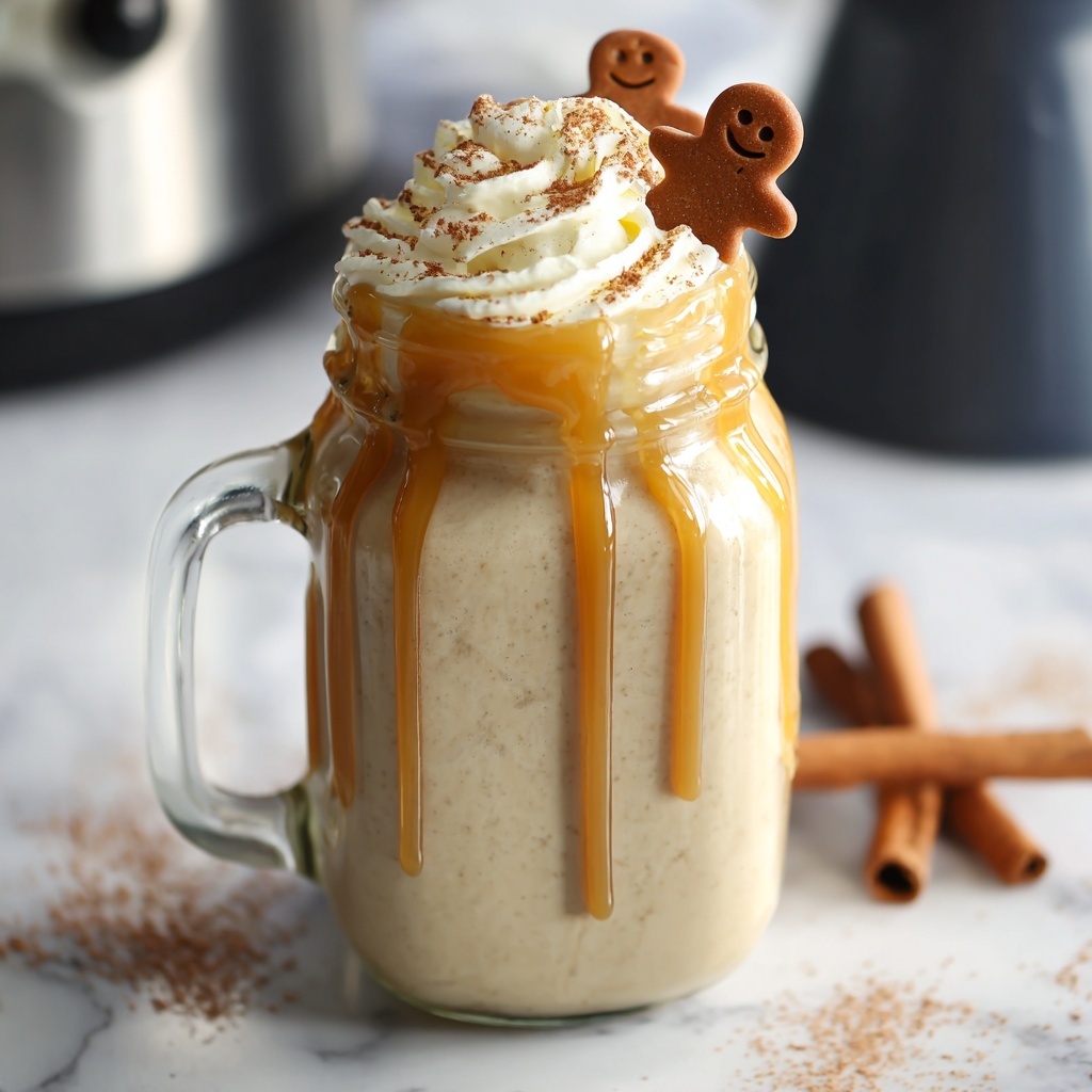 Slow Cooker Gingerbread Latte (Starbucks Copycat) Recipe - Recipe Image
