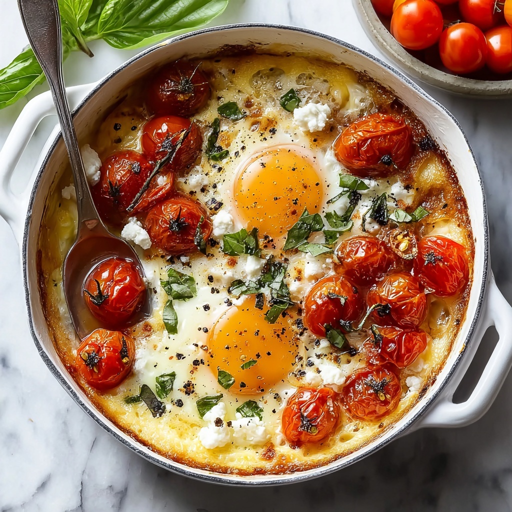 Baked Feta Eggs Recipe for a Flavor-Packed Brunch Delight Recipe - Recipe Image
