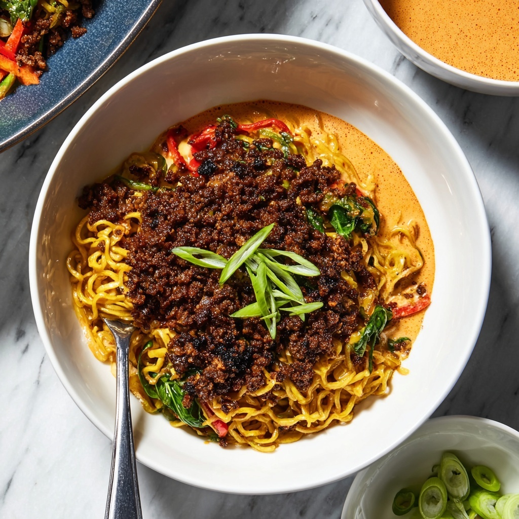 Caramelized Beef and Peanut Noodles Recipe - Recipe Image