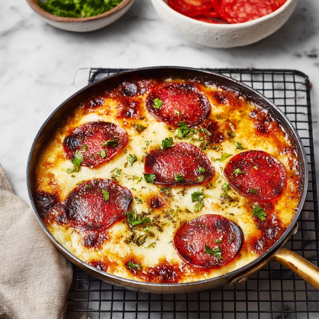 Crustless Pizza Recipe - Recipe Image