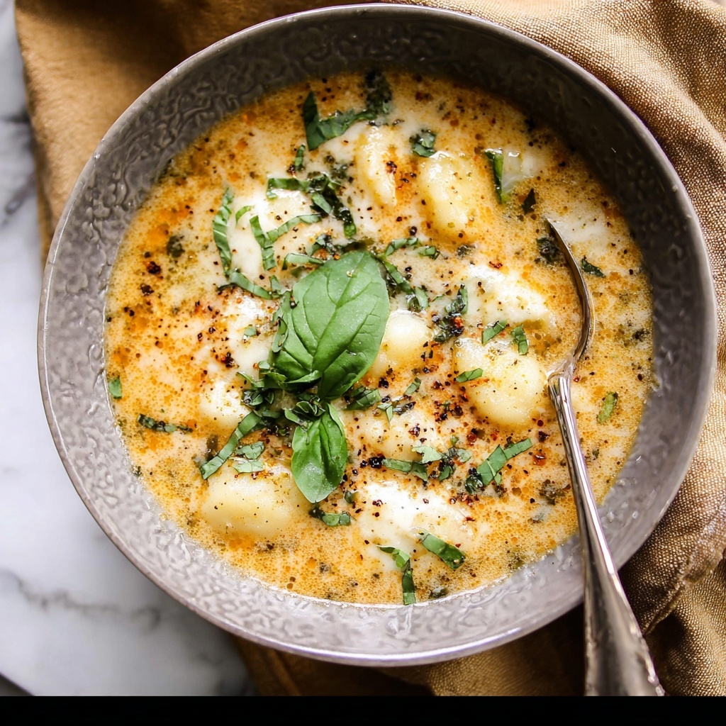 Creamy Gnocchi Chicken Soup Recipe - Recipe Image