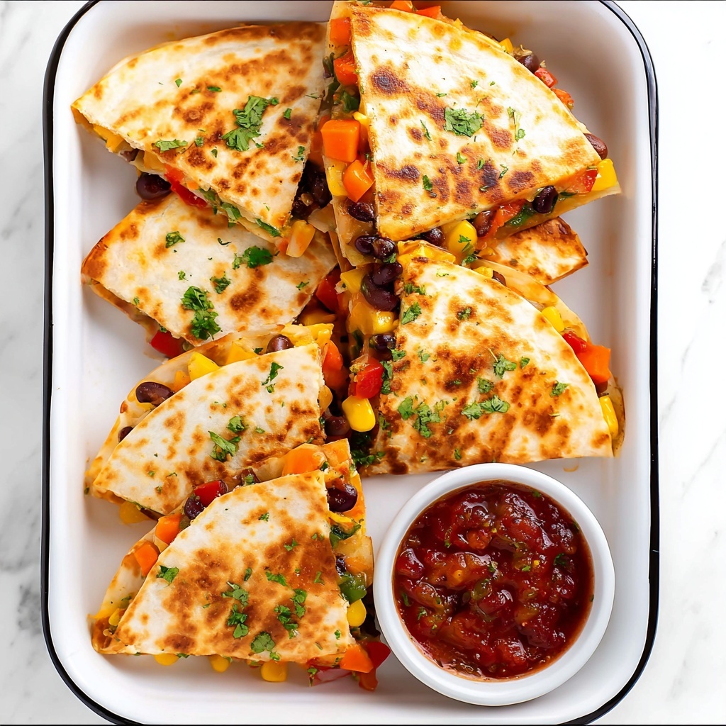 Easy Veggie Quesadillas Recipe - Recipe Image