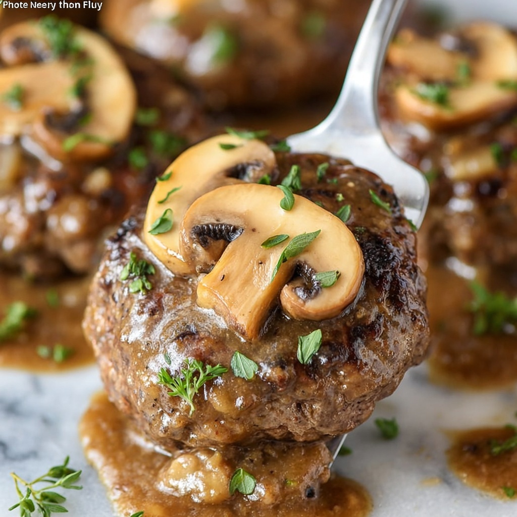 Easy Homemade Salisbury Steak Recipe - Recipe Image